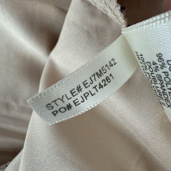 Eliza J Lace 3/4 Sleeve Fit & Flare Dress Navy/Tan Size 14-16 READ - Picture 7 of 11